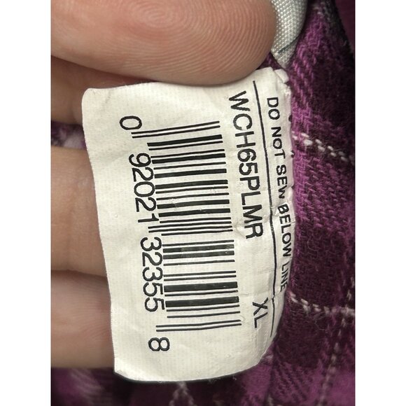 BERNE Softstone Duck Barn Coat Jacket Women's Size XL Flannel Lined Canvas Chore - Picture 13 of 13